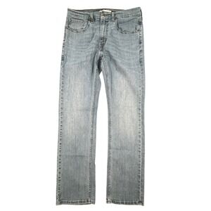 Signature by Levi Strauss Co Relaxed Fit Jeans Mens 32x34 Light Wash Denim Pants